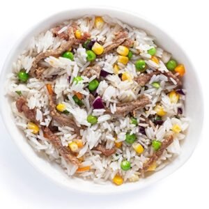 kuşkonmazlı etli pilav