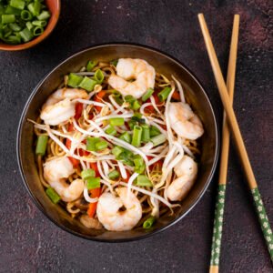 ramen noodle karidesli