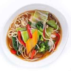 Sebzeli Noodle Çorba